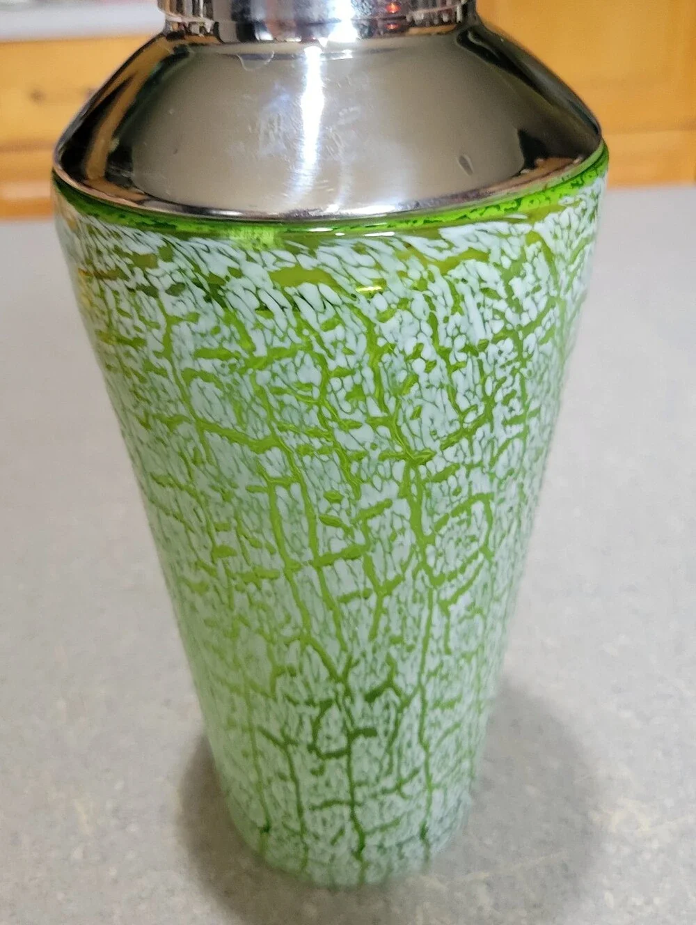 Vintage Glass Mcm Barware Shaker